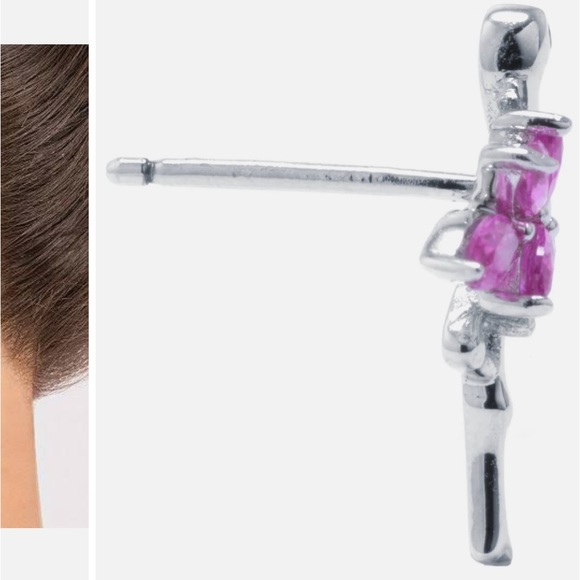 • Pink Flamingo Earrings • - Picture 4 of 5